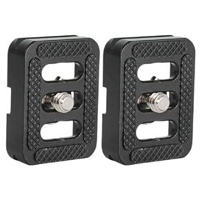 Quick Release Plate for Sirui Tripod with C-10, C-10X, E-10, E-20 Ball Heads and for 3T-35R/T005 Series Tripod Kits 2Pcs