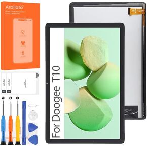 Screen for Doogee T10 Tablet Screen Replacement for Doogee T10 LCD Screen 10.1 Inches Touch Display Digitizer Assembly Repair Parts(Black No Frame)