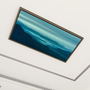 4 Pack Fluorescent Light Covers for Ceiling Lights Scenic view Lake Conroe Texas Decorative Magnetic Fluorescent Light Filters for Classroom Office Home 4x2 ft