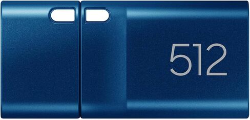 محرك أقراص فلاش Samsung Type-C USB ، 512 جيجابايت ، ملفات 4 جيجابايت في 11 ثانية مع ما يصل إلى 400 ميجابايت/ثانية 3.13 سرعات قراءة ، متوافقة مع USB 3.0/2.0 ، مقاومة للماء ، 2024 ، الأزرق ، MUF-512DA/صباح in Kuwait