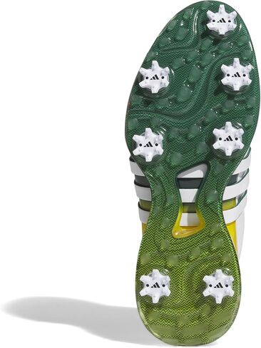 adidas Men's Tour360 24 Golf Shoes, Footwear White/Silver Metallic, 9 in Saudi Arabia