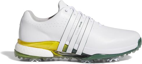 adidas Men's Tour360 24 Golf Shoes, Footwear White/Silver Metallic, 9 in Saudi Arabia