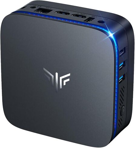 KAMRUI Mini PC Computer, Intel Processor N97 (up to 3.6 GHz), 16GB DDR4 RAM 256GB M.2 SSD, Mini Desktop Computer Support Dual 4K, WiFi, Bluetooth, Ethernet, HTPC for Business, Education, Home in Saudi Arabia