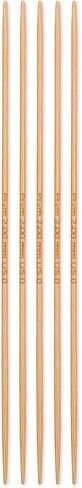 Prym 6" Double Point Bamboo, 3mm Knitting Needles, Natural 5 Count in Saudi Arabia