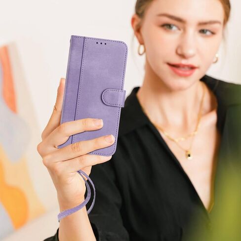 JanCalm for Galaxy A16 5G Phone Case Wallet, Card Holder Cash Slots, Wrist Strap, Minimalist Designed Cover, Premium PU Leather Protective, Stand Flip Cases for Samsung A16 (Mint) in Kuwait