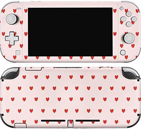 Skinit Decal Gaming Skin Compatible with Nintendo Switch Lite - Pink and Red Hearts Design in Saudi Arabia