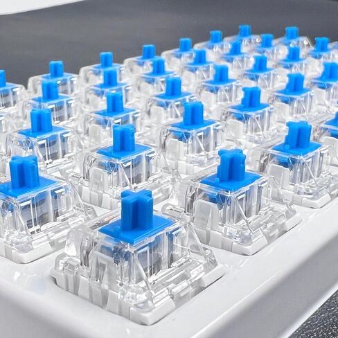 مفاتيح مفاتيح ألعاب ميكانيكية ، 3 Pin 50GF RGB SMT Clicky Switch ، مفتاح مقاوم للتربة ومفتاح مقاوم للماء (أزرق ، 72 ٪) in Kuwait