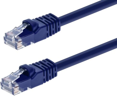 Monoprice 10FT 24AWG Cat6 550MHz UTP إيثرنت كابل الشبكة النحاسية العارية - أرجواني in Saudi Arabia
