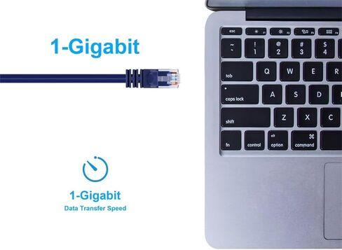 Monoprice 10FT 24AWG Cat6 550MHz UTP إيثرنت كابل الشبكة النحاسية العارية - أرجواني in Saudi Arabia
