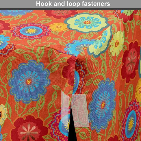 Ambesonne Abstract Geometry Dog Crate Cover, Style Motifs in Squares Rhythmic Arrangement, Easy to Use Pet Kennel Cover for Small Dogs Puppies Kittens, 18 Inch, Blue White in Kuwait