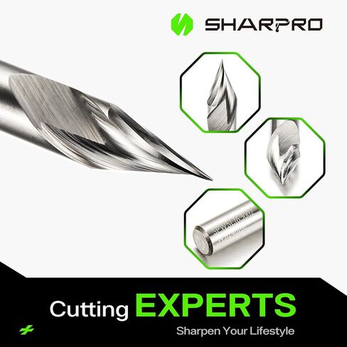 لقمة توجيه أخدود على شكل حرف V مقاس 90 درجة بقطر 0.2 مم. 1/4 بوصة عرقوب CNC من الكربيد الصلب على شكل حرف V للنقش باستخدام الحاسب الآلي وحروف الشطب in Kuwait