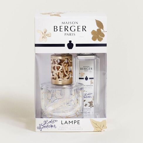 مجموعة هدايا مصباح عطري منزلي من ميزون بيرجر باريس لوليتا ليمبيكا بيور - شفاف in Kuwait