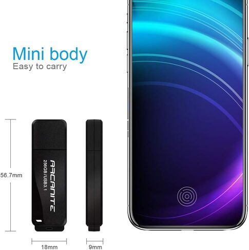 256GB USB 3.1 Flash Drive - Optimal Read speeds up to 400 MB/s, Write speeds up to 100 MB/s (AK58256G) in Saudi Arabia