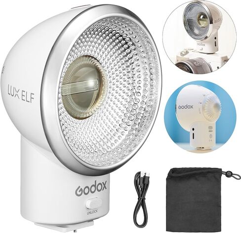 Godox Lux Senior Retro Camera Flash GN14,3.7V/1700mAh Rechargeable Battery in Saudi Arabia