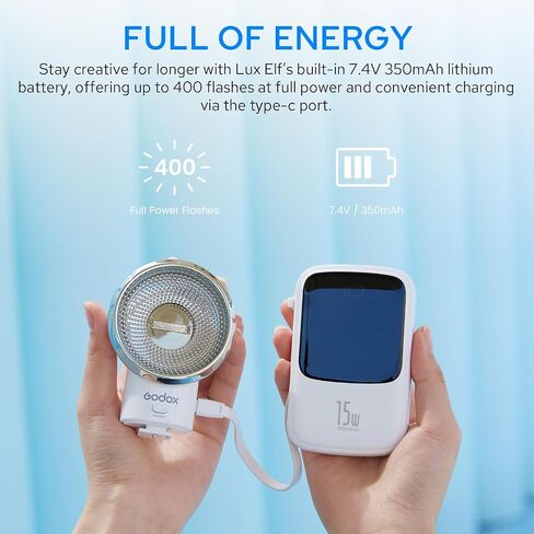 Godox Lux Senior Retro Camera Flash GN14,3.7V/1700mAh Rechargeable Battery in Saudi Arabia