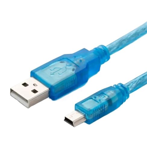 USB-Mini Suitable A5 A6 Series Servo Driver Debugging Cable USB-A5/A6 Programming Cable(USB-Mini (Blue),3Meter) in Kuwait