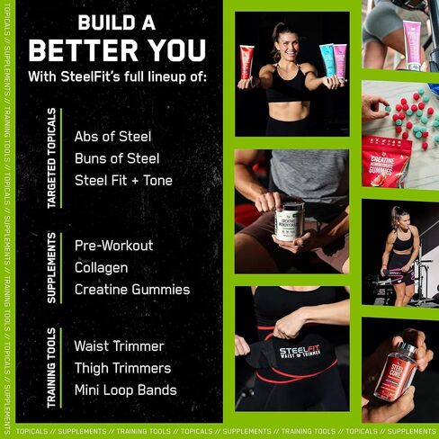 SteelFit Pure Steel Creapure - Pure German Creatine Monohydrate Powder - 100 Servings, 500 Grams - for Athletes, Bodybuilders, and Fitness Enthusiasts - Unflavored, Gluten Free, Vegan in Kuwait