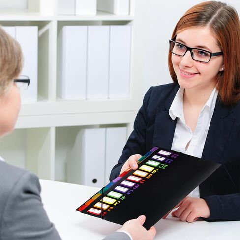 Shappy 12 Pocket Expanding File Folder with Rainbow File Folders Organizer Multicolored Pockets A4 Size Document Organizer for Students Offices(A4/Letter Size) in Saudi Arabia