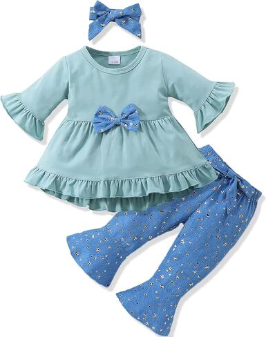 Slylynx 3T Girl Clothes Summer Toddler Girl Clothing Short Pants Set Spring Baby Girl Clothes 3-4 Year Old Little Girl Outfits 3-4T in Kuwait