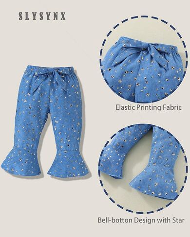 Slylynx 3T Girl Clothes Summer Toddler Girl Clothing Short Pants Set Spring Baby Girl Clothes 3-4 Year Old Little Girl Outfits 3-4T in Kuwait