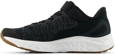 حذاء جري New Balance Fresh Foam Arishi V4 بنجي مع حزام علوي، أسود/أزرق عقيقي/برتقالي حارق، مقاس 2.5 × عرض أمريكي للجنسين للأطفال الصغار in Saudi Arabia