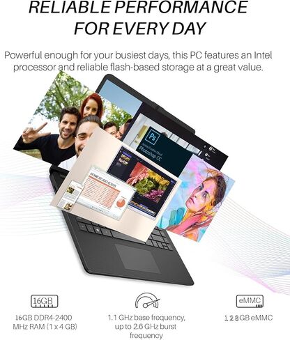 HP 14 "Ultral Light Labtops ، Intel Celeron N4120 ، ذاكرة وصول عشوائي 16 جيجا بايت ، تخزين 384 جيجابايت (128 جيجا بايت EMMC+256 جيجا بايت Micro SD) ، مع ترخيص عمر Office و Windows 11 Pro ، Long Battery ، Wi-Fi ، MicroSD ، HDMI ، Rose Gold ، Rose Gold in Saudi Arabia
