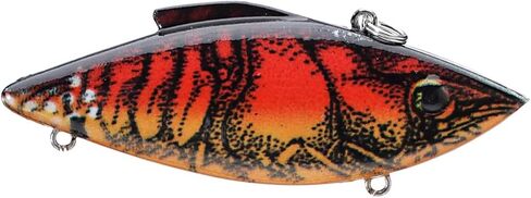 Bill Lewis Lures Lifelike Knock-N Trap 1/2 OZ. Lipless Crankbait Fishing Wobble Lure with Mustad Triple Grip Hooks, Rayburn RED Craw in Kuwait