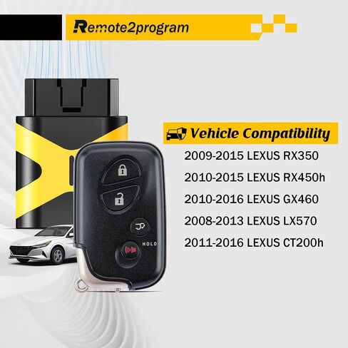 Simple and Safe Self Programming Car Key Keyless Entry Smart Replacement for Toyota/Lexcus with FCC: HYQ14ACX 5290 Board/DIY Pairing in Kuwait
