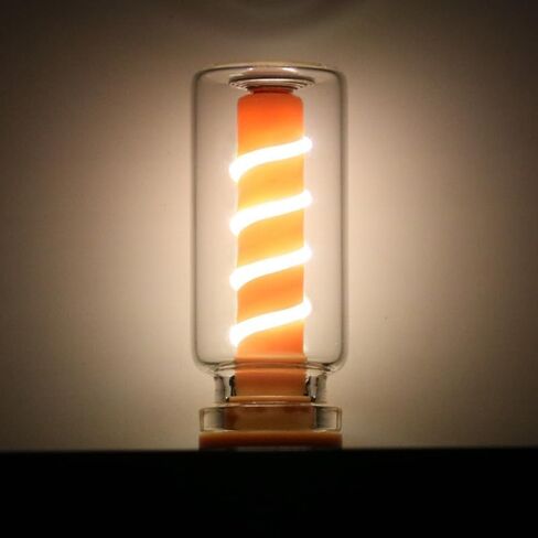 Lights by Night, Spiral Mini LED Bulb Lamp, Plug-in, Ideal for Bedroom, Nursery, Car USB Atmosphere Light, Multi-Color (Warm White) in Kuwait