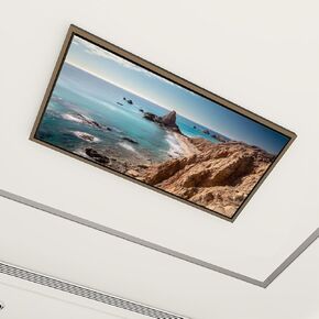6 Pack Fluorescent Light Covers for Ceiling Lights Abstract sunrise sky ocean nature blurred panning motion Decorative Magnetic Fluorescent Light Filters for Classroom Office Home 4x2 ft