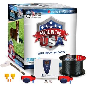 Underground Electric Dog Fence Premium - Standard Dog Fence System for Easy Setup and Superior Longevity and Continued Reliable Pet Safety - 2 Dog | 500 Feet Standard Dog Fence Wire… in Saudi Arabia