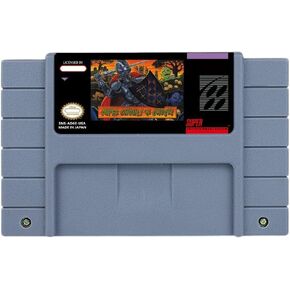 Action Game for Super Ghouls'N Ghosts- USA Version Cartridge Available for SNES Video Game Consoles