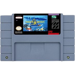 Action Game for Seaquest Dsv - USA Version Cartridge Available for SNES Video Game Consoles