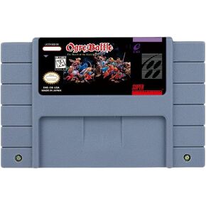 RPG Game for The March of The Black Queen -Ogre Battle - USA Version Cartridge Available for SNES Video Game Consoles