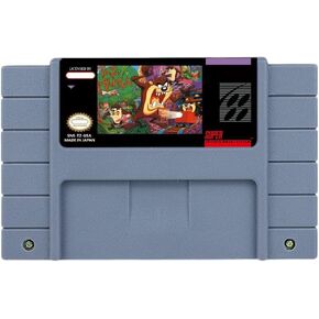 Action Game for Taz-Mania- USA Version Cartridge Available for SNES Video Game Consoles