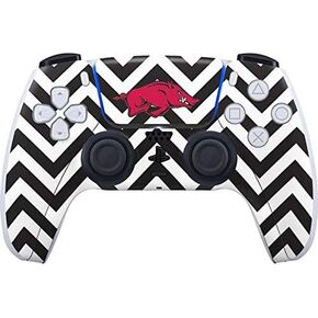 Skinit Decal Gaming Skin Compatible with PS5 Controller - Officially Licensed University of Arkansas-Fayetteville Razorbacks Design