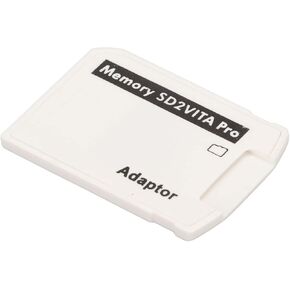 Keenso SD2VITA Memory Card Adapter SD2VITA Adapting of Fast Storage Storage Storage for VITA HONKAKU ENSO 3.60 PS System VITA 1000 2000 White ABS