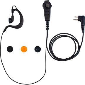 سماعات الرأس G شكل سماعة الأذن لـ Motorola CP200D CP100D CP185 RDM2070D CLS1110 CLS1410 RMU2040 RMU2080D - ناقل حركة صوتي واضح ، وحدة كابل فائق القوة ، موصل القوة العالية