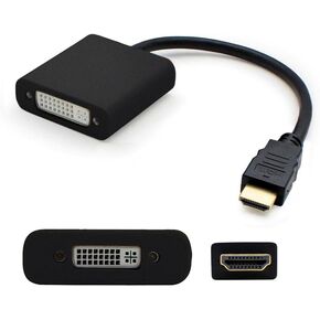 AddOn 5PK HDMI 1.3 Male to DVI-D Dual Link (24+1 pin) Female Black Adapters for Resolution Up to 2560x1600 (WQXGA)