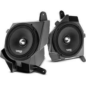 DS18 JP6NEO.FR Plug and Play Dash Enclosure Upgrade with Speakers 6.5" Compatible with Jeep JL/JLU and JT Left and Right - Pair