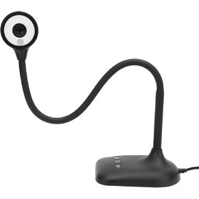 USB Document Camera, Autofocus Image Invert USB Webcam with 3 Level Adjustable LED Light for Classroom, Live Demo, Distance Education