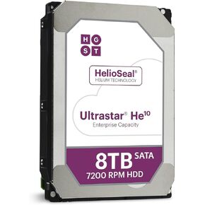 HGST 8TB Enterprise Capacity 3.5 HDD 7200RPM SATA 6Gbps 256 MB Cache Internal Bare or EOM Drive (HUH721008ALE600)