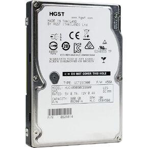 HGST Ultrastar C10K900 | HUC109090CSS600 | 0B26014 | 900GB 10K RPM SAS 6.0Gb/s 64MB Cache | 2.5in SFF | 512n | Cache Enterprise Hard Disk Drive HDD (Renewed)