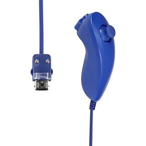 Wireless Bluetooth Joystick Remote Controller Remote Controller for Nintend Wii/Wii U Remote Sync Gamepad Without Motion Plus Bend (Dark Blue)
