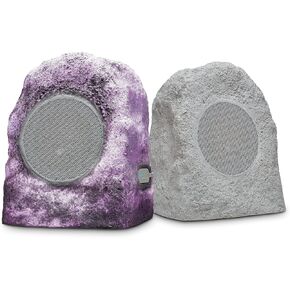 ION Audio Glow Rocker™️ Pair – Rechargeable Outdoor Bluetooth®️-Enabled Speakers with Stereo-Link™️