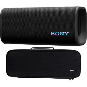 Sony Ult Field 3 Portable Wireless Speaker 2-Way Design (Black) Bundle مع حالة السفر الصلبة (أسود)