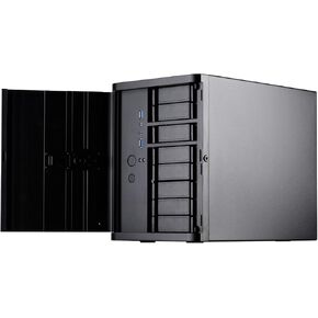 SilverStone Technology Premium Mini-ITX/DTX Small Form Factor NAS Computer Case, Black (DS380B)