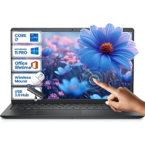 Dell Inspiron 15 Touchscreen Laptop - 15.6" Anti Glare FHD Display - 13th Gen Intel Core i7-1355U - 64 GB RAM - 2 TB SSD - Windows 11 Pro - Office Pro Lifetime - w/Accessories