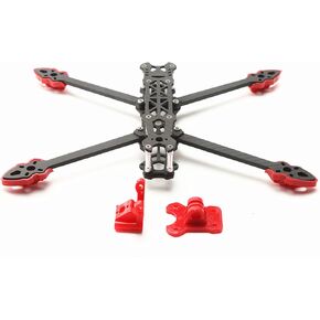 HXBER Mark4 7inch 295mm with 5mm Arm Quadcopter Frame 3K Carbon Fiber 7'' FPV Freestyle Racing Drone with Green Print Parts for DIY FPV