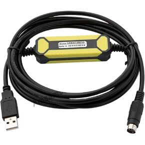 USB-DVP Cable USBACAB230 Suitable for DVP EH ES EC EX DVP14SS211T DVP16 PLC Programming Download Copper Wire
